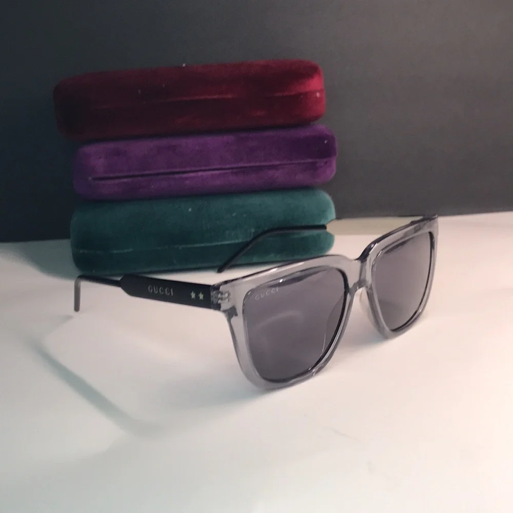 Trendy - 💯 Authentic - New GUCCI GG0976S 001 transparent - Picture 5 of 16